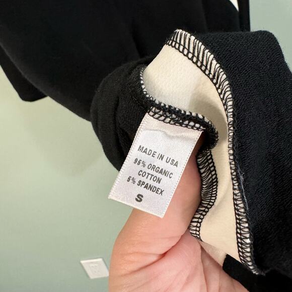 ECO SKIN Nikita Bodycon Mini Dress S Organic Cotton Party Evening Black USA NWT - Picture 9 of 9